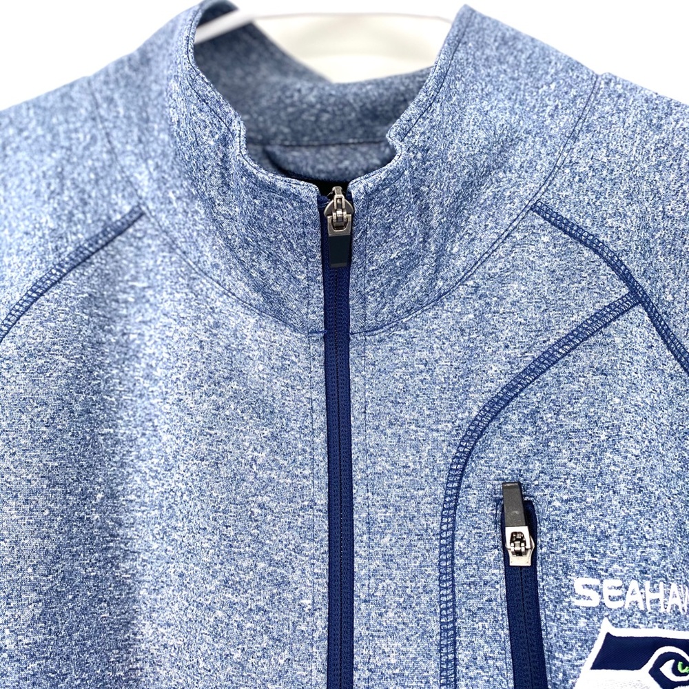 NFL Men's Seahawks Space Dyed Full Zip Jacket - Picture 3 of 4